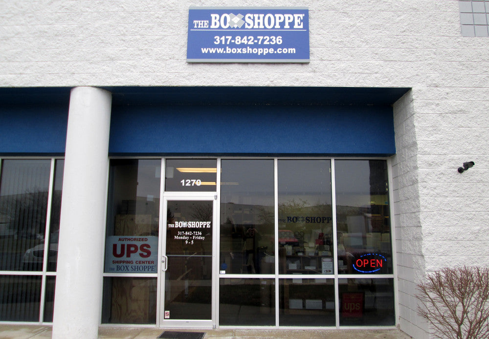 The Box Shoppe has boxes, bubble wrap, moving boxes, peanuts and Lola.